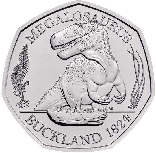 2020 Megalosaurus 50p