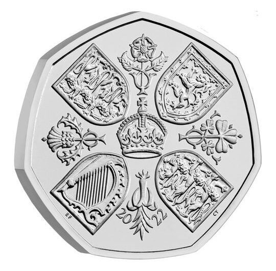 2022 Her Majesty Queen Elizabeth II 50p