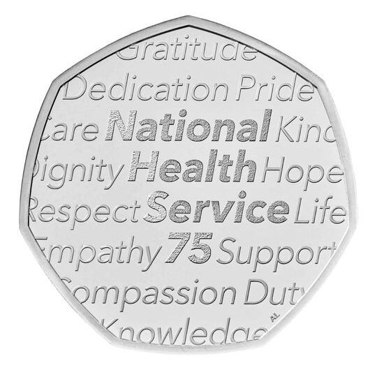 2023 NHS 75th Anniversary 50p
